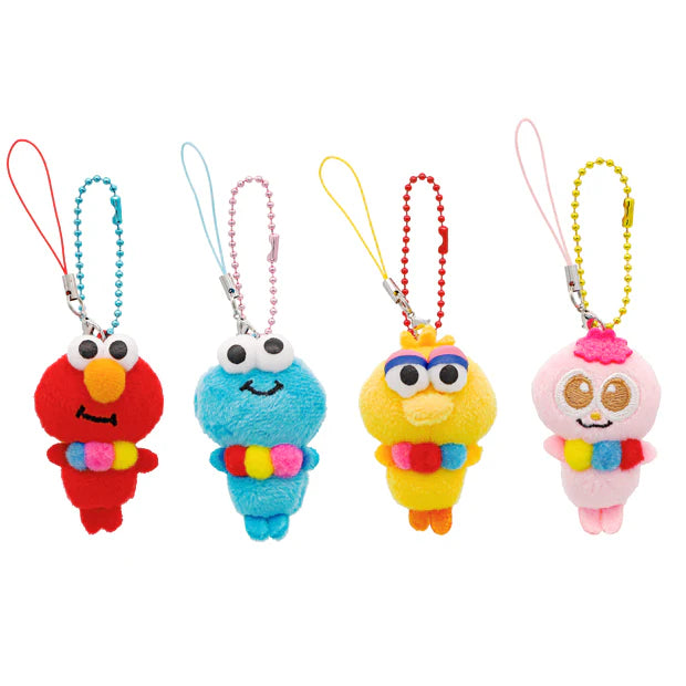 USJ 芝麻街 Q版小吊飾 4pcs