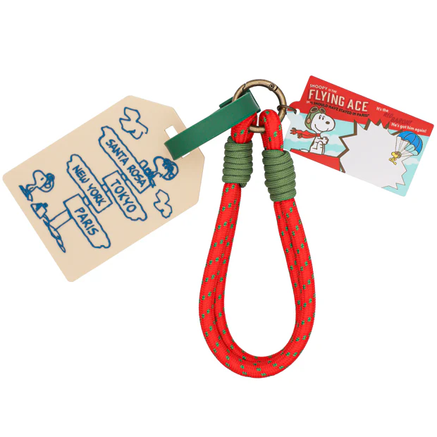 【訂貨】USJ PEANUTS Snoopy Flying Ace - 行李牌 掛飾