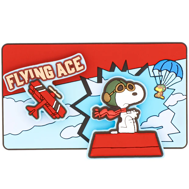 【訂貨】USJ PEANUTS Snoopy Flying Ace - 磁石 磁鐵貼