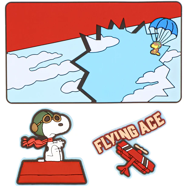 【訂貨】USJ PEANUTS Snoopy Flying Ace - 磁石 磁鐵貼