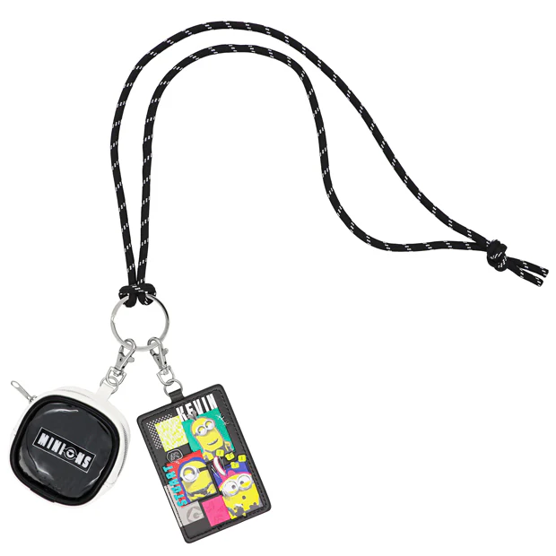 【訂貨】USJ Minions 證件套連迷你收納袋（黑）