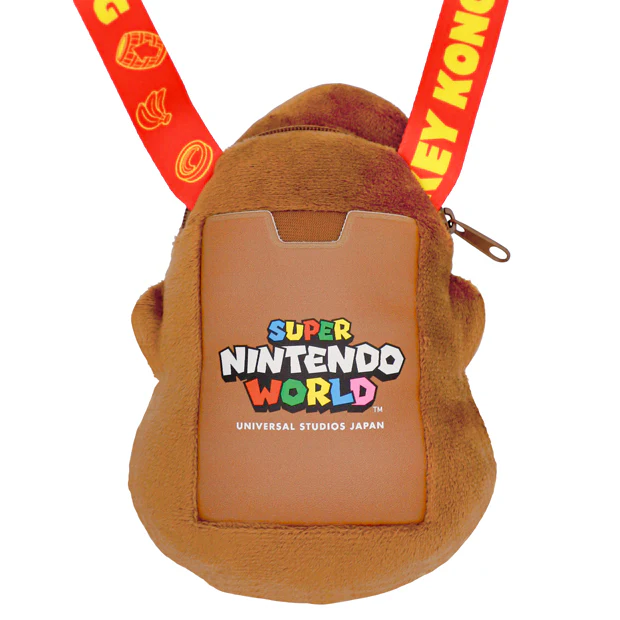 【訂貨】USJ 任天堂世界 Donkey Kong 系列 - Donkey Kong 掛頸散銀包證件套