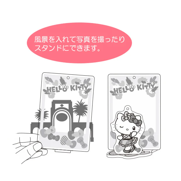 【訂貨】USJ 25th Discover U 週年紀念系列 - Hello Kitty 手環連立牌掛飾