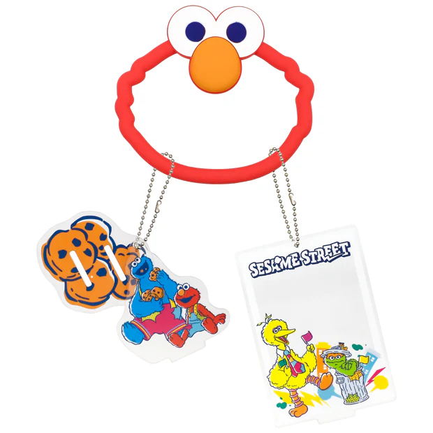 【訂貨】USJ 25th Discover U 週年紀念系列 - Sesame Street 芝麻街 Elmo 手環連立牌掛飾