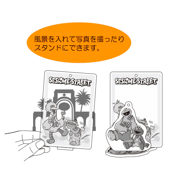 【訂貨】USJ 25th Discover U 週年紀念系列 - Sesame Street 芝麻街 Elmo 手環連立牌掛飾