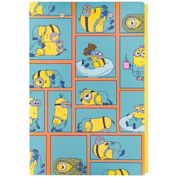 【訂貨】USJ Minions 迷你兵團 小小兵 A5 文件夾 - Lazy Days Lazier Nights