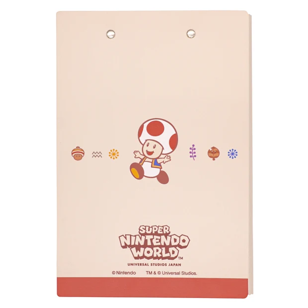 【訂貨】USJ Mario 奇諾比奧 文件夾 A5 Clipboard 
