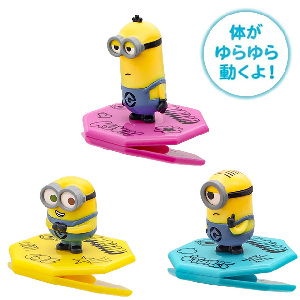 【訂貨】USJ Minions 迷你兵團 小小兵 小夾子套裝（身體可搖擺）