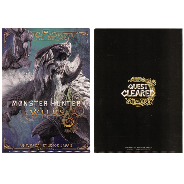 【訂貨】USJ Monster Hunter Wilds 魔物獵人 - File & Sticker Set
