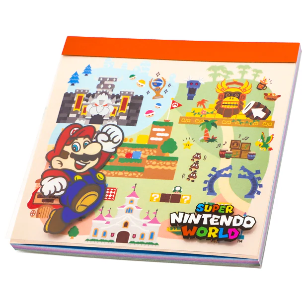 【訂貨】USJ 任天堂世界 Mario園區 5週年限定 - 文具套裝 File Memo 貼紙