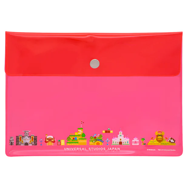 【訂貨】USJ 任天堂世界 Mario園區 5週年限定 - 文具套裝 File Memo 貼紙