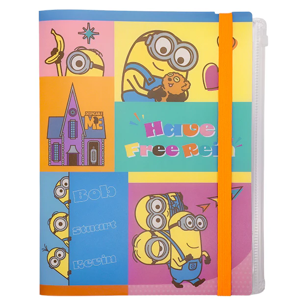 【訂貨】USJ Minions 迷你兵團 小小兵 5+1 A4 文件夾 