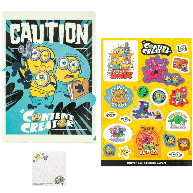 【訂貨】USJ Minions & Monsters 迷你兵團 小小兵 文具套裝