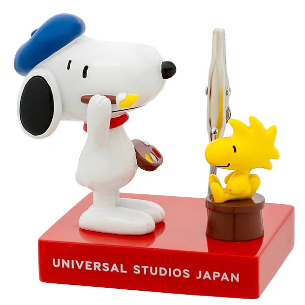 【訂貨】USJ Snoopy & Woodstock Memo Stand（畫家）