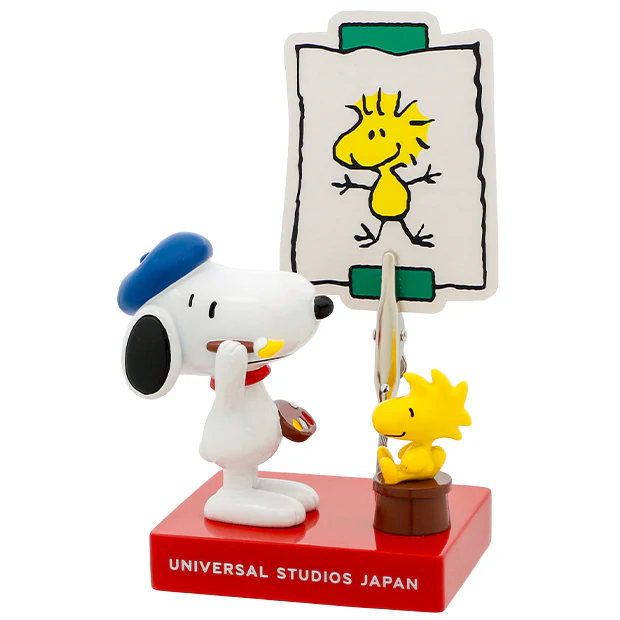 【訂貨】USJ Snoopy & Woodstock Memo Stand（畫家）