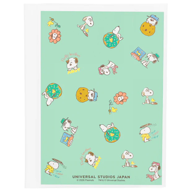 【訂貨】USJ Peanuts Snoopy & Brothers 筆記本 記事簿