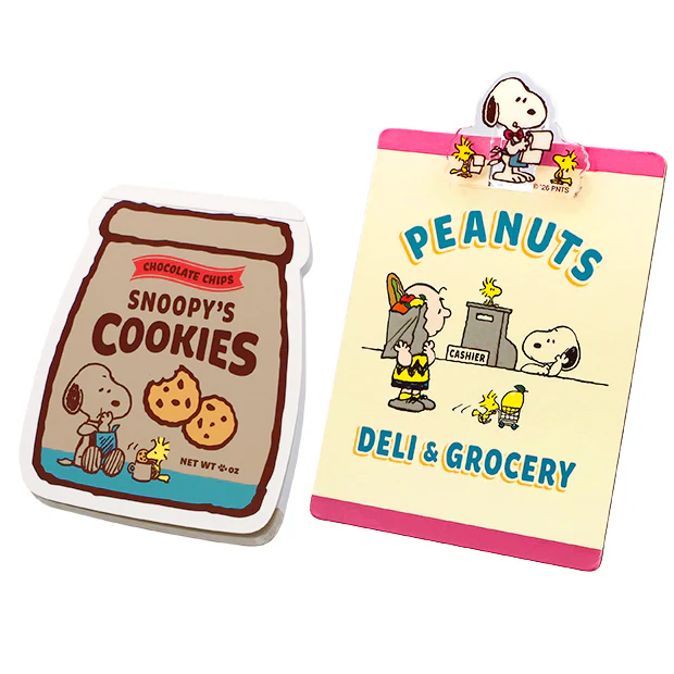【訂貨】USJ Peanuts DELI & GROCERY Snoopy Mini Binder & Memo Set