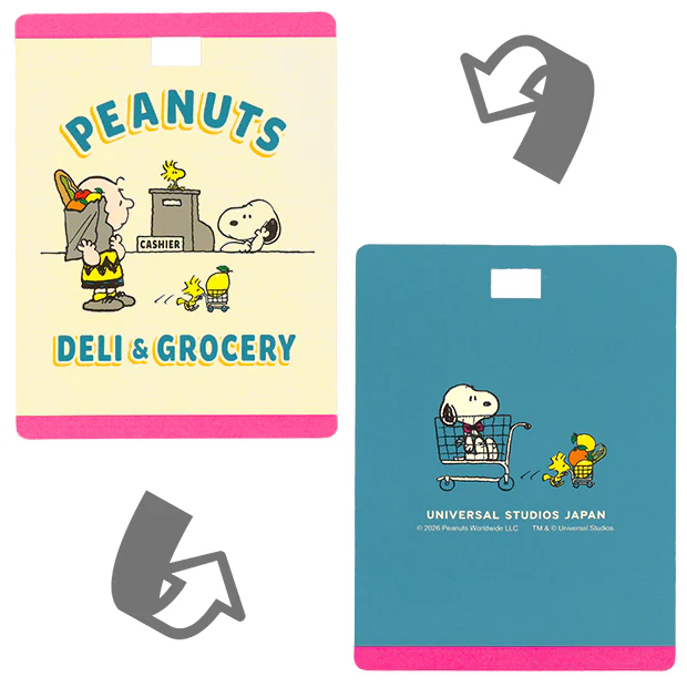 【訂貨】USJ Peanuts DELI & GROCERY Snoopy Mini Binder & Memo Set