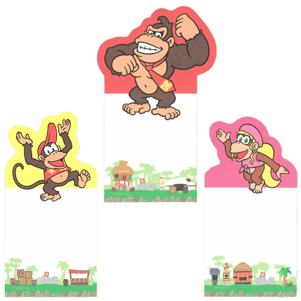【訂貨】USJ 任天堂世界 Donkey Kong 系列 - Memo Pad Set