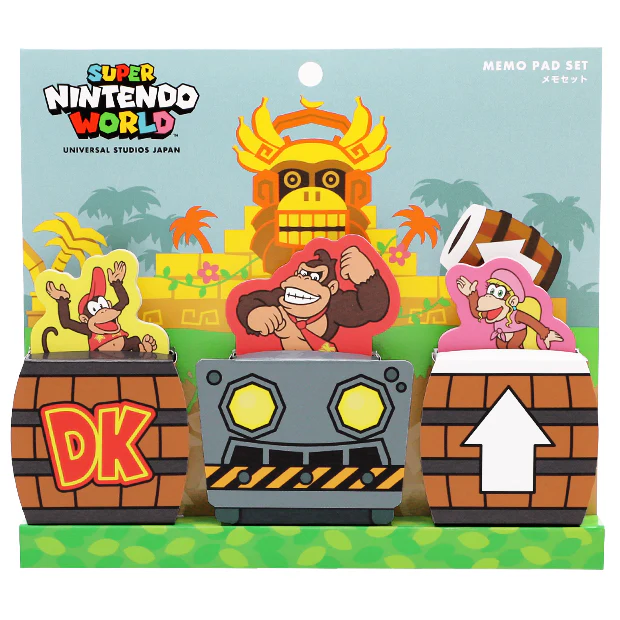 【訂貨】USJ 任天堂世界 Donkey Kong 系列 - Memo Pad Set