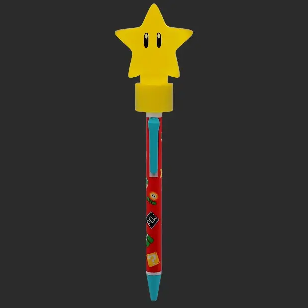 【訂貨】USJ Mario 發光無敵星星 原子筆