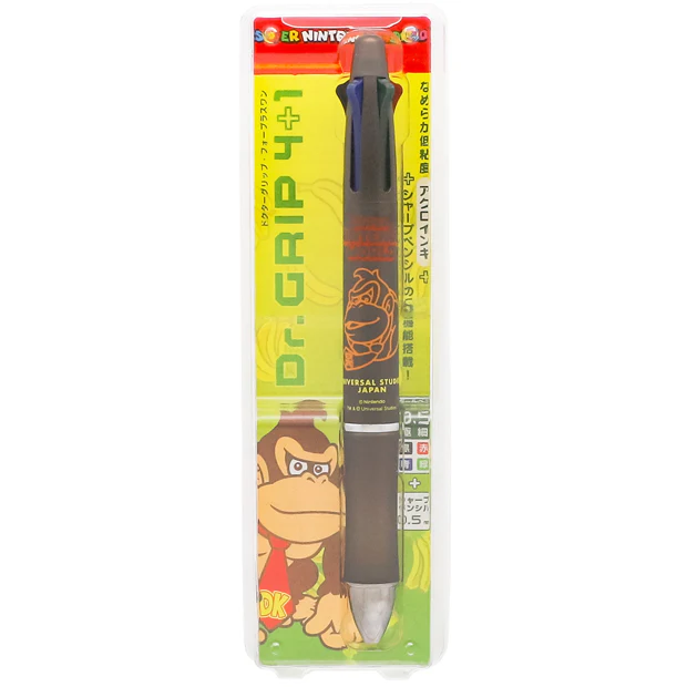 【訂貨】USJ 任天堂世界 Donkey Kong 系列 - Dr. Grip 4+1 多用途筆