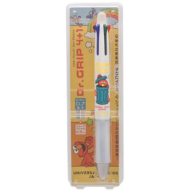 【訂貨】USJ 芝麻街 Elmo x Pilot Dr. Grip 4+1 多機能筆