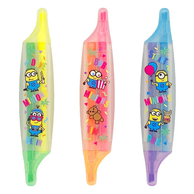 USJ Minions 雙頭 6色螢光筆