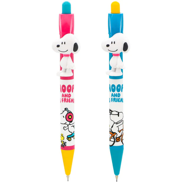 【訂貨】USJ Peanuts Snoopy 鉛芯筆套裝 (粉紅 粉藍)