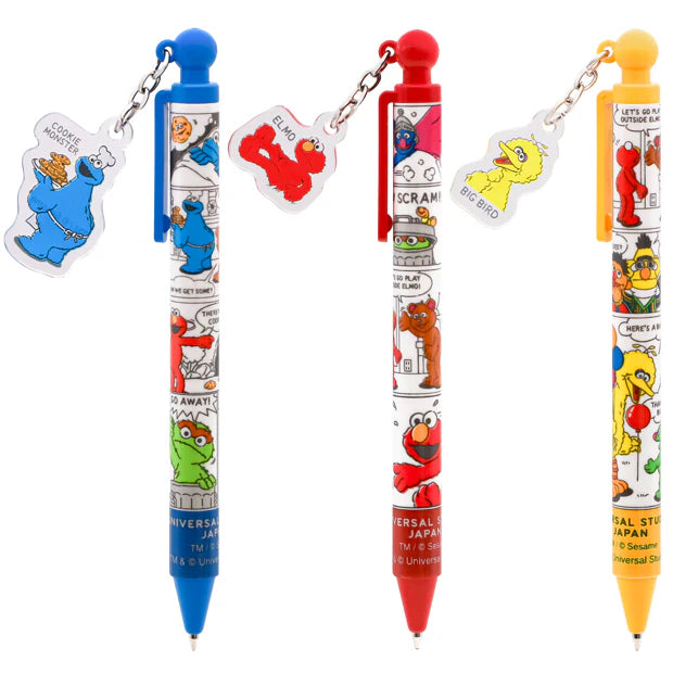 USJ 芝麻街 原子筆 3pcs (漫畫風)