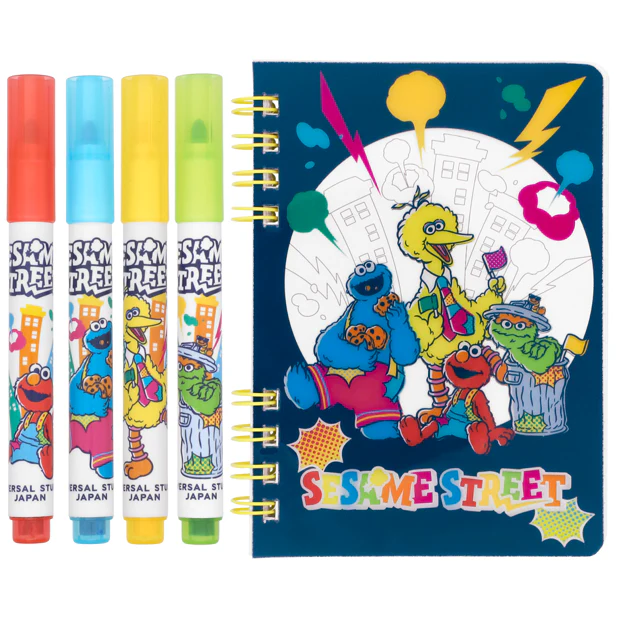 【訂貨】USJ 25th Discover U 週年紀念系列 - Sesame Street 芝麻街 Maker & Notebook Set