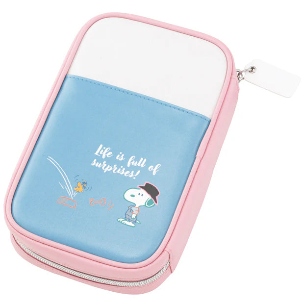 USJ Peanuts Snoopy & Woodstock Gadget Case 多用途收納袋