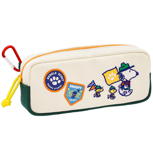 USJ Peanuts Snoopy Beagle Scout 露營童軍系列 - 筆袋