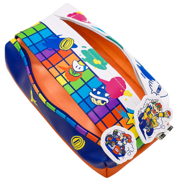 【訂貨】USJ 25th Discover U 週年紀念系列 - 任天堂 Mario & 庫巴 筆袋