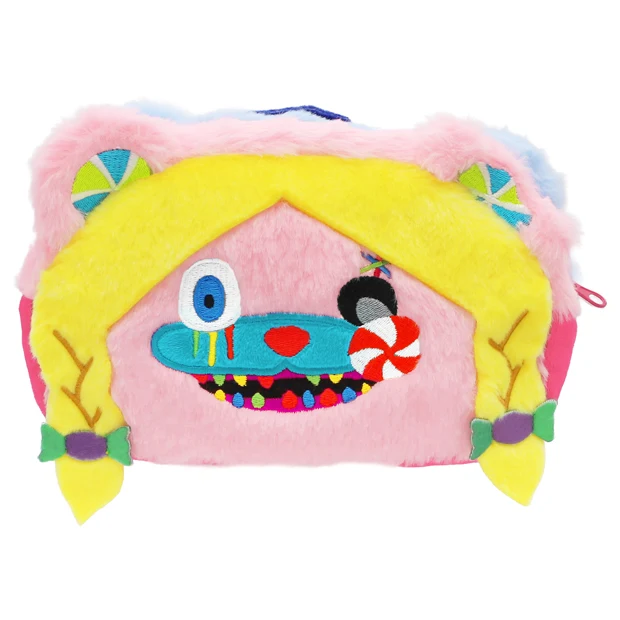 【訂貨】USJ Halloween - Hami-kuma Lolly & Pop 毛毛雙面筆袋