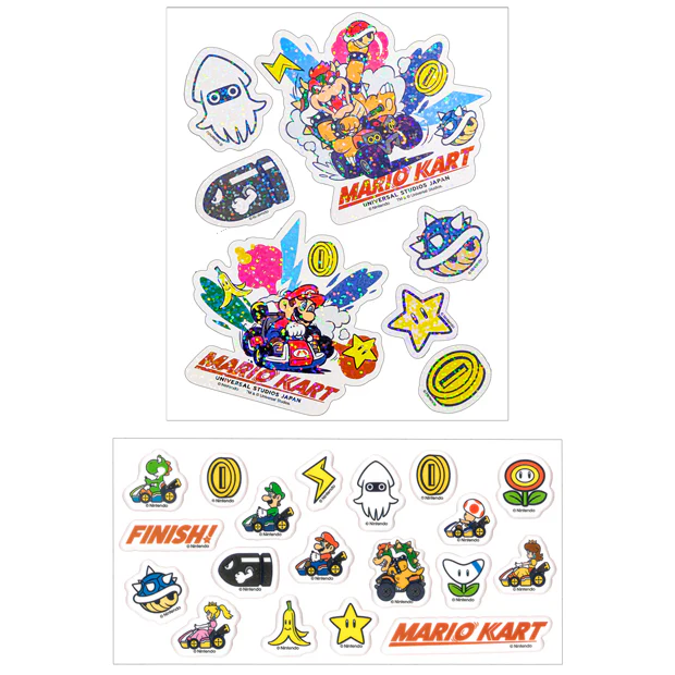 【訂貨】USJ 25th Discover U 週年紀念系列 - 任天堂 Mario 多角色貼紙套裝
