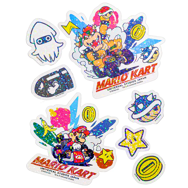 【訂貨】USJ 25th Discover U 週年紀念系列 - 任天堂 Mario 多角色貼紙套裝