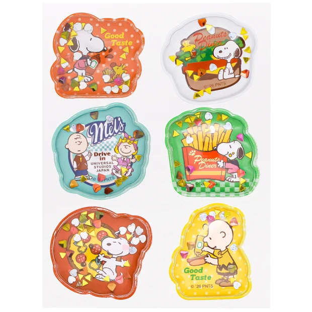 【訂貨】USJ Snoopy 史努比 立體搖搖貼紙套裝 6pcs