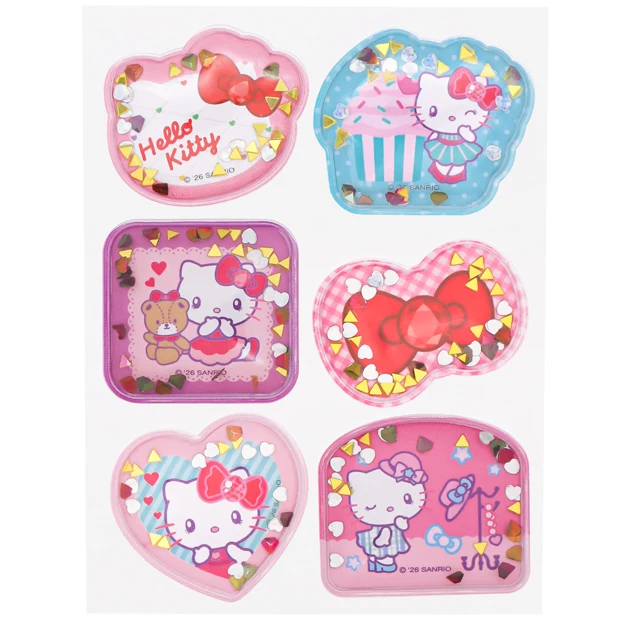 【訂貨】USJ Hello Kitty 立體搖搖貼紙套裝 6pcs