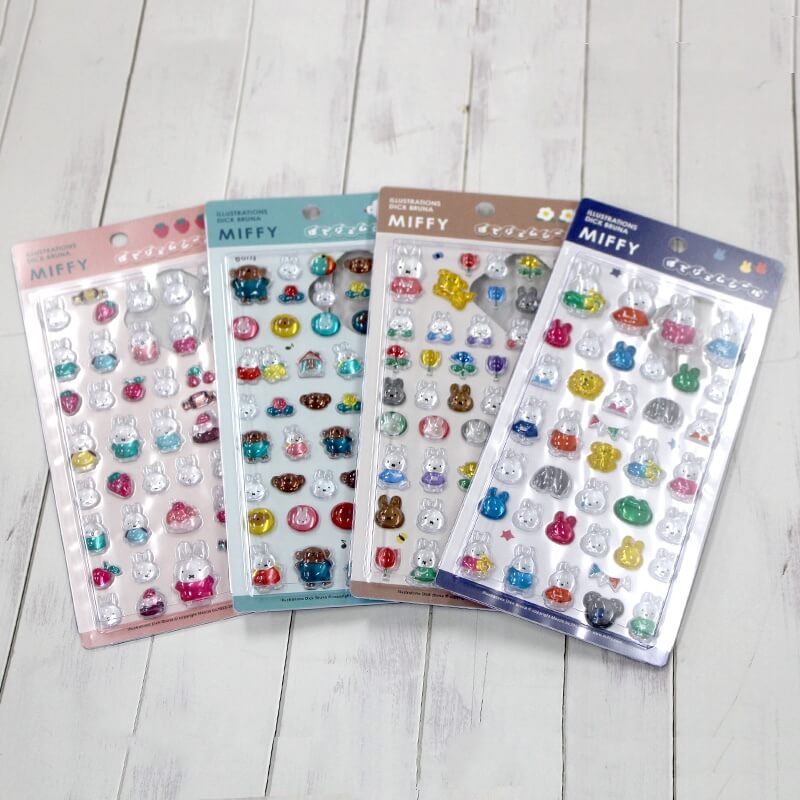 【訂貨】Miffy 立體透明貼紙 