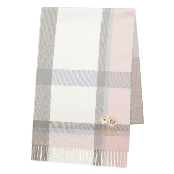 【訂貨】PAUL & JOE ACCESSORIES 刺繡圖案 貓咪 花朵 保暖圍巾 頸巾