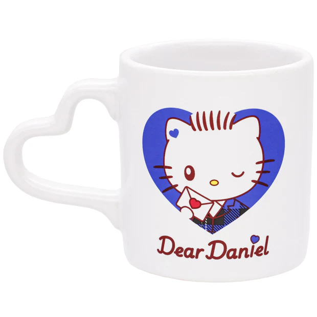 【訂貨】USJ Dear Daniel & Hello Kitty 馬克杯 心形對杯套裝