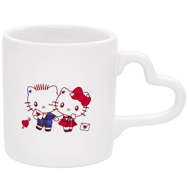 【訂貨】USJ Dear Daniel & Hello Kitty 馬克杯 心形對杯套裝
