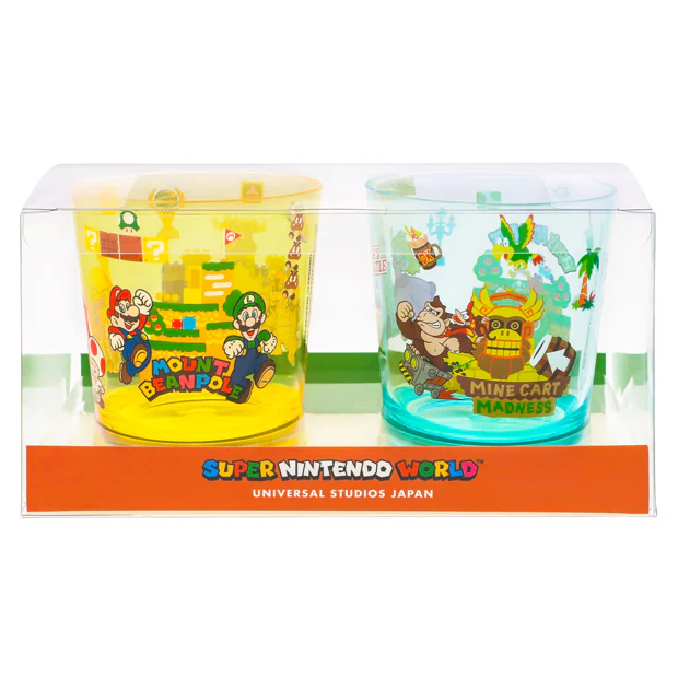 【訂貨】USJ 任天堂世界 Mario園區 5週年限定 - 膠水杯套裝