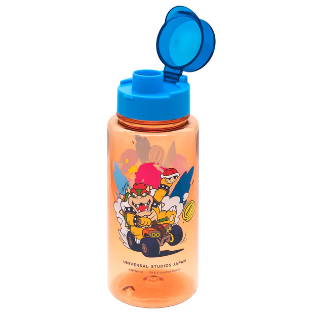【訂貨】USJ 25th Discover U 週年紀念系列 - 任天堂 Mario Kart 庫巴 透明水樽連手繩