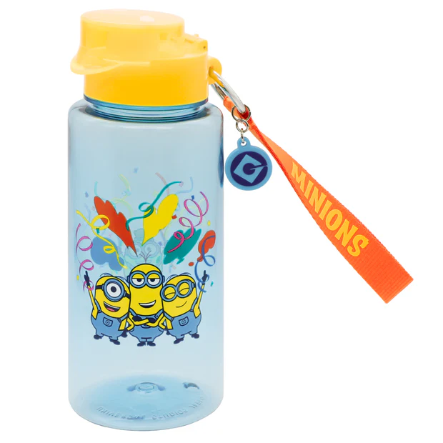 【訂貨】USJ 25th Discover U 週年紀念系列 - Minions 迷你兵團 小小兵 透明水樽連手繩