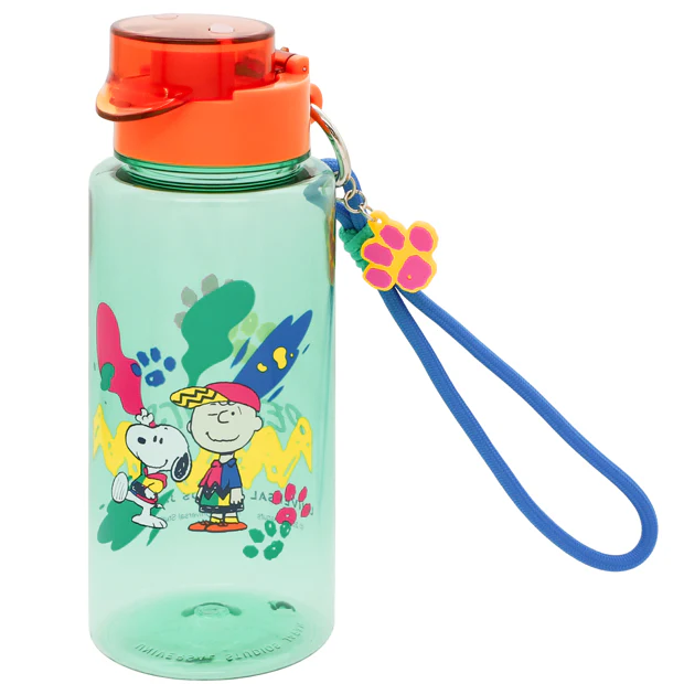 【訂貨】USJ 25th Discover U 週年紀念系列 - Snoopy & Charlie Brown 透明水樽連手繩