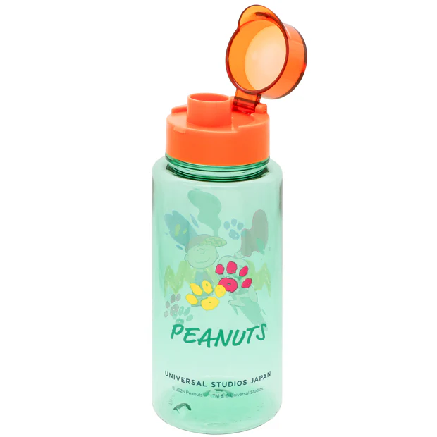 【訂貨】USJ 25th Discover U 週年紀念系列 - Snoopy & Charlie Brown 透明水樽連手繩