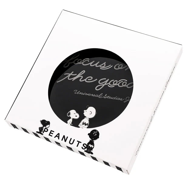 【訂貨】USJ Peanuts Snoopy & Charlie Monotone 黑白系列 圓碟套裝