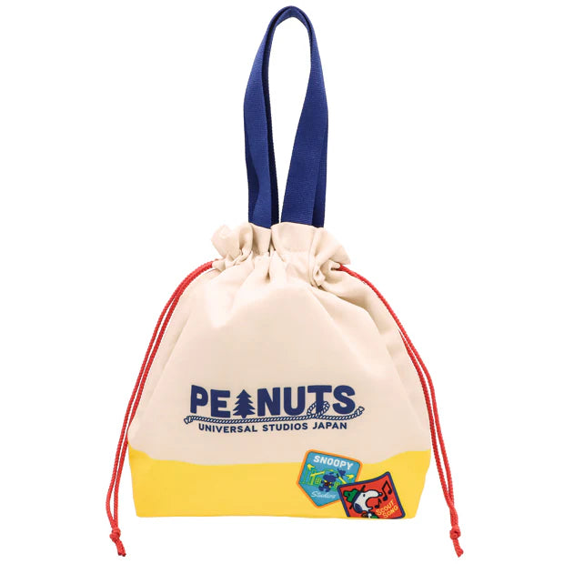 USJ Peanuts Snoopy Beagle Scout 露營童軍系列 - 午餐袋 保溫袋 索繩手挽袋